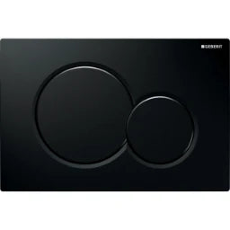 GEBERIT GE Betaetigungsplatte Sigma01, 2-Mengen schwarz, round – 115.770.DW.5