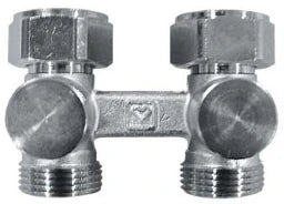 HERZ Herz-3000-Anschlussteil-Zweirohr Fig.3766(01) DF G3/4" – 1376601