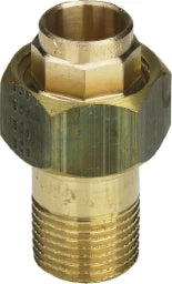 VIEGA Viega Rohrverschraubung 94341G konischdichtend in 28mm x R1 Rotguss – 103 705