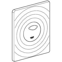 GROHE Grohe Abdeckplatte Surf chrom – 38 861 000