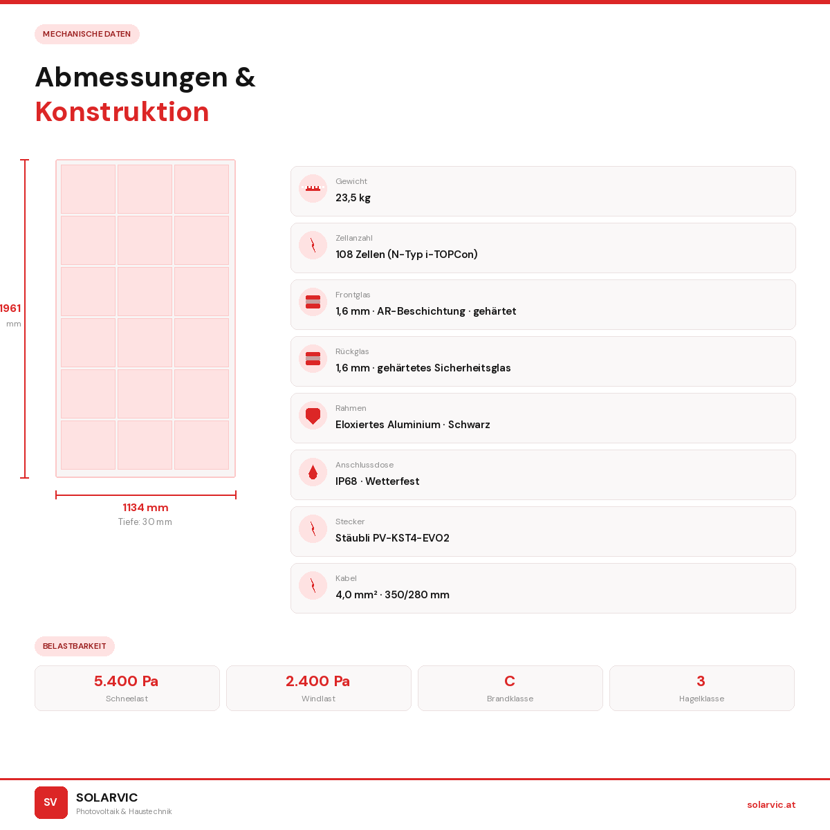 Solarmodul Trina Solar 505 Wp TSM-505NEG18R.25 VERTEX S+ Glas Glas Monofacial N-Typ i-TOPCon Full Black