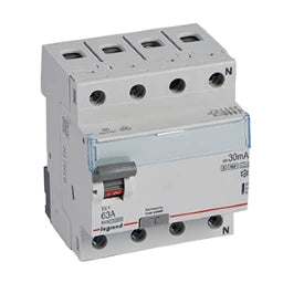 LEGRAND FI-Schalter Typ A/S 10kA 63A/4pol/100mA – 411953