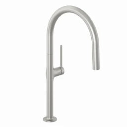 KLUDI KLUDI-REEF Spültisch-Einhandmischer herausz. Geschirrbrause Stainl.Br. Nicke – 50851N575