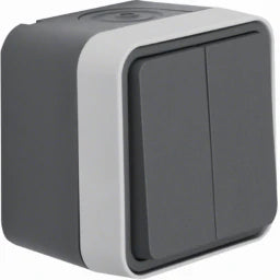 BERKER Serienschalter AP W.1 grau – 30753505