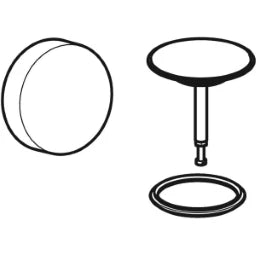 GEBERIT GE Fertigbauset zu Badewannenablauf d52mm, chrom, inkl. Dichtung d45mm – 245.446.21.1