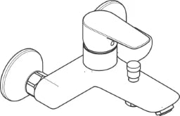 HANSGROHE HG Talis E Wannenmischer chrom – 71740000