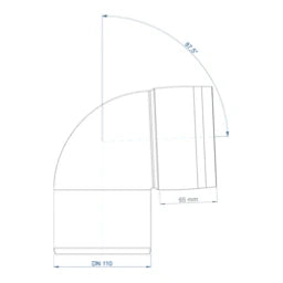 POLOPLAST PO Bogen POLO-KAL XS DN 110/87Grad – 102144