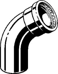 VIEGA Viega Bogen 45 Grad mit SC Temponox XL 1726.1XL in 76,1mm Stahl nichtrostend – 810 047