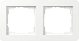 GIRA Abdeckrahmen 2f Gira E1 Reinweiss – 0212150