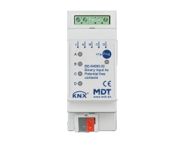 MDT KNX Binäreingang 4fach pot.frei REG – BE-04000.02