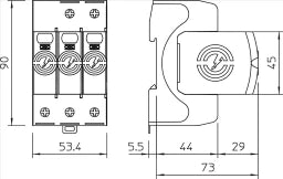 OBO SurgeController V20 dreipolig 280V – 5095163