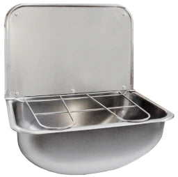 KWC AUSTRIA KWC Wandausgussbecken 436x190x339mm CNS, seidenmatt, o Ar.-bank, o Überlauf – 2000100353