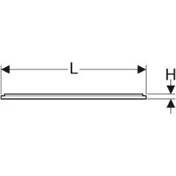 GEBERIT GE Installationsrahmen Setaplano B90 x L90cm, 4 Fuesse – 154.470.00.1