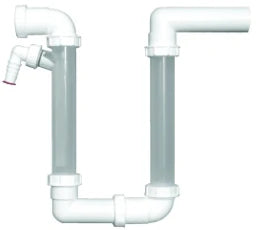 HUTTERER & LECHNER HL136.2 Kondensatsifon DN40 m. transparenten Standrohren – HL136.2