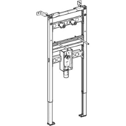 GEBERIT GE Duofix 2025 WT f. AP-Wandarmatur H130cm, B50cm, m. UP-Sifon – 111.479.00.2