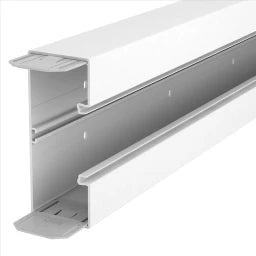OBO Geräteeinbaukanal mit Bodenlochung 70x17 0x2000 Polyvinylchlorid reinweiß RAL 901 – 6274700