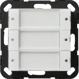 GIRA Tastsensor 2 3fach 24 V potenzialfrei System 55 Klar/Reinweiß – 2003100
