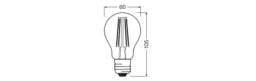 LEDVANCE LED CLASSIC A DIM P 7.5W 827 Clear E27 – 4099854060915