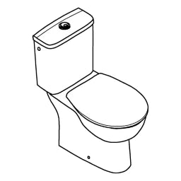 GROHE Grohe Set Stand-WC-Kombination Bau Keramik alpinweiß – 39 346 000