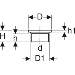 GEBERIT GE PE Vorschweißbund d 56mm 363744 – 363.744.16.1