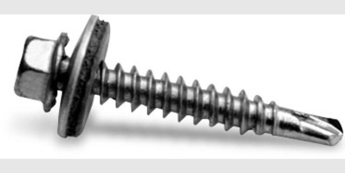 K2 Selbstbohrende Sechskantblechschraube mit Dichtscheibe 6x35 - 1001622