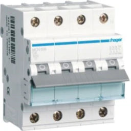 HAGER LS-Schalter 3P+N 6kA C-6A 4M – MCN606