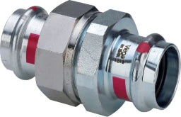 VIEGA Viega Verschraubung mit SC Prestabo 1160 flachdichtend in 28mm Stahl verzinkt – 559 335