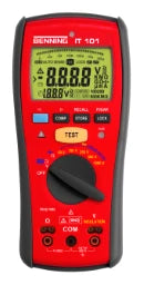 BENNING Widerstandsmessgerät True RMS an elektr. Anlagen Grüne-LED Fremdspannung-LED – 044033