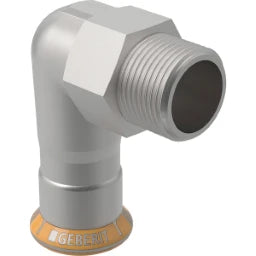 GEBERIT GE Mapress Therm Uebergangswinkel 90 Gr. d22mm x R3/4, NPW – 43835