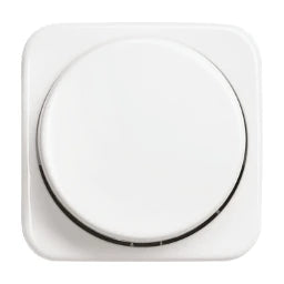 BUSCH-JAEGER Zentralscheibe mit Drehknopf für Dimmer Reflex SI alpinweiß – 2CKA006599A0237