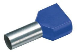 CIMCO Zwillingsaderendhülse 2 x 2,5 mm² x 10 m m, blau – 187709