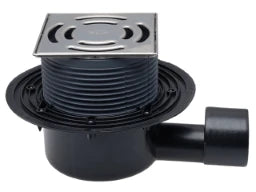 HUTTERER & LECHNER HL5100 Bodenablauf DN50/75/ waagrecht 145x145mm Klick-Klack/138x138mm – HL5100