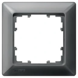 SIEMENS Rahmen 1fach DELTA line, carbonmetallic – 5TG25516