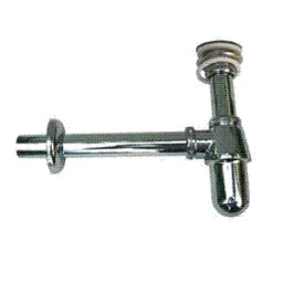 STROHM-MOFÉM ZRT. Teka Waschtisch-Gusskappensifon 5/4" mit Ventil, leichtes Modell ,chrom – 1004181