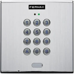 FERMAX Code-Tastatur-Kit UP, f.100 Codes Cityline Alu-silber, Gr.1 – F04906