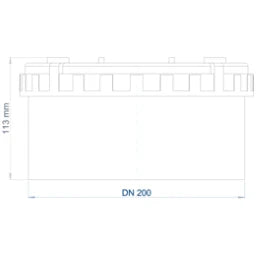 POLOPLAST PO Schraubdeckel POLO-KWL DN 200 – 02927