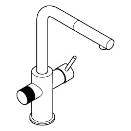 GROHE Grohe Blue Pure Minta L-Auslauf ausziehbar, chrom – 30 590 000