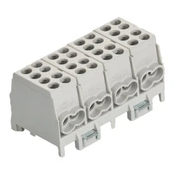 POLLMANN Hauptleitungs Abzweigklemme 4polig 4 Ein 2x25², 4 Aus 2x16mm² – 2080430