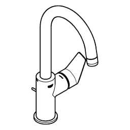 GROHE Grohe EH-Waschtischbatterie BauEdge 23760_1 L-Size chrom – 23 760 001