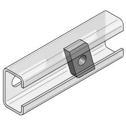 MEFA Gewindeplatte, M12 38x17 gvz – 0750093