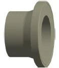 FISCHER GEORG GF Vorschweissbund PP-H d 63 SDR11 Dichtfläche kombiniert – 727798711
