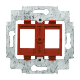 BUSCH-JAEGER Tragring mit rotem Sockel für 2 Modular-Jack-Einsätze – 2CKA001753A8055