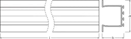 LEDVANCE Wide Profiles for LED Strips -PW02/UW/39 X26/14/2 – 4058075401471