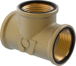 UPONOR Uponor Wipex T-Stück 40+50 G11/4 IG, mit O-Ringen – 1018346