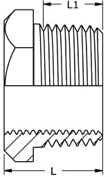 NORDS Nords Buchse R-2111"x3/4" Wkst.1.4404 / 316L – 11-0211-13