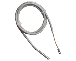 MDT PT1000 Temperaturfühler mit 1 m Anschlußkabel und 6 mm Hülse – SCN-PTST1.01