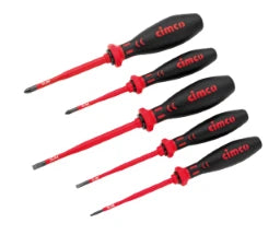 CIMCO 1.000 V VDE-Schraubendreher-Sortiment SL IM, 5-teilig – 117850