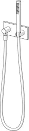 HANSA Hansa Matrix Brause-Set mit Wandanschlussbogen – 4443 0100