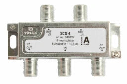 TRIAX SAT Verteiler, 4-fach, 10,5 dB – 349824
