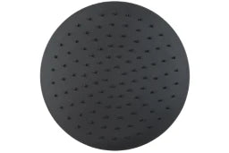 REGENWERK Regenwerk Passion Kopfbrause Edelstahl, Rund, 400 mm, schwarz – BPPAARRKB3RS